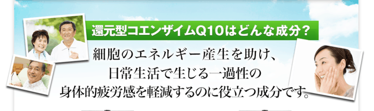 還元型コエンザイムQ10