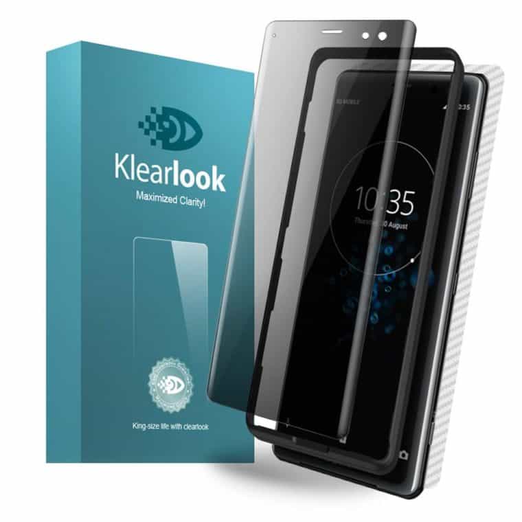 KlearLook 覗き見防止 全面保護強化ガラスフィルム