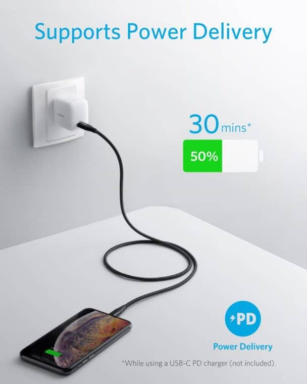 Anker PowerLine+ II USB-C & ライトニング ケーブル