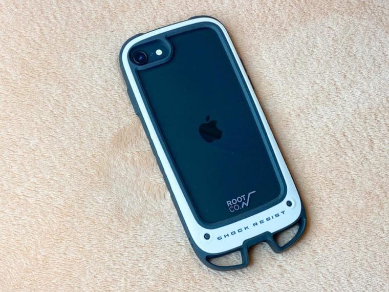 ROOT CO. Gravity Shock Resist Case ＋Hold. iPhone SE 第2世代